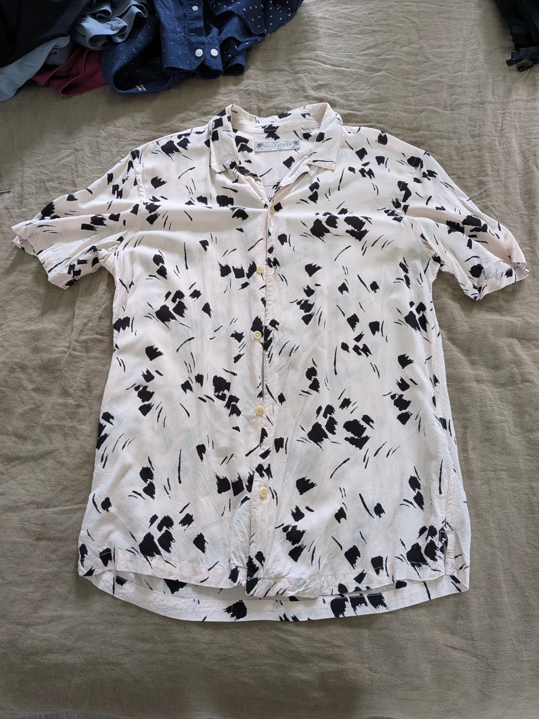 ALLSAINTS Short Sleeve Button-Up Shirt