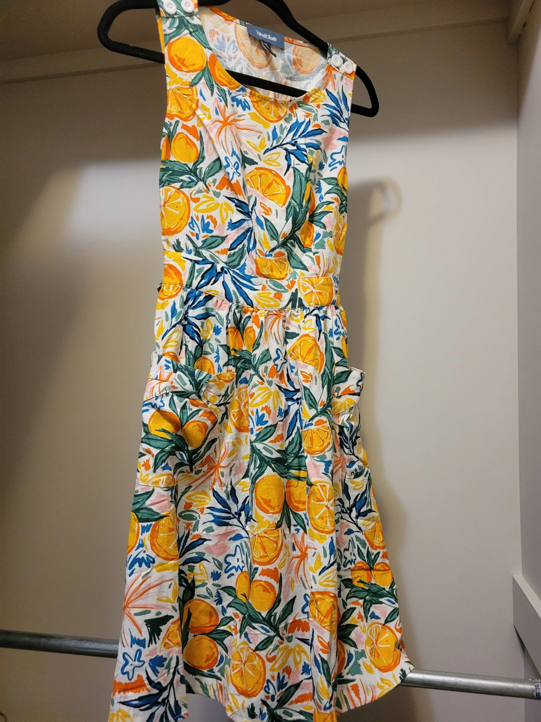 Orange Sundress - Size Small - photo 2