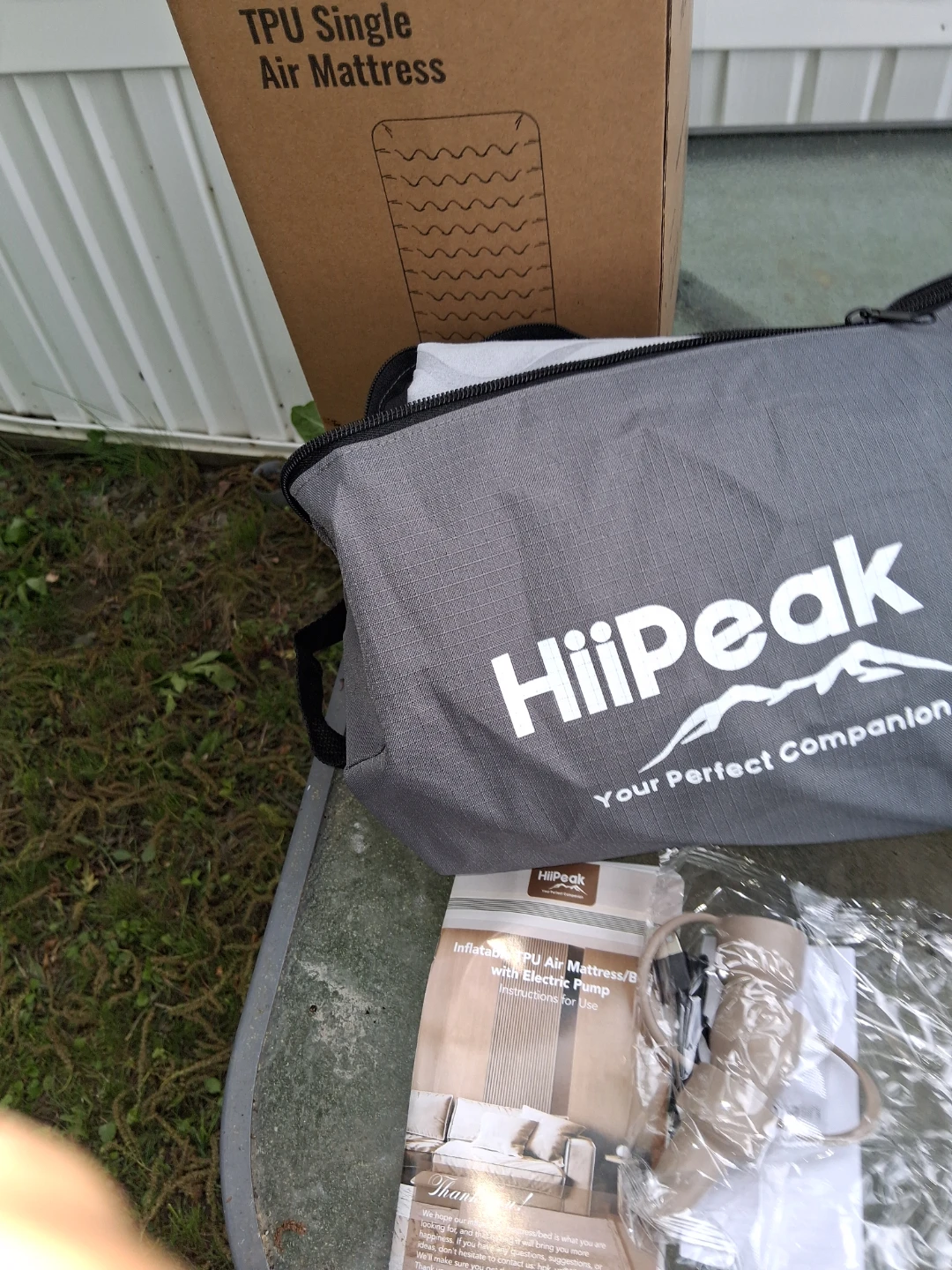 HiiPeak TPU Single Air Mattress with Electric Pump - photo 2