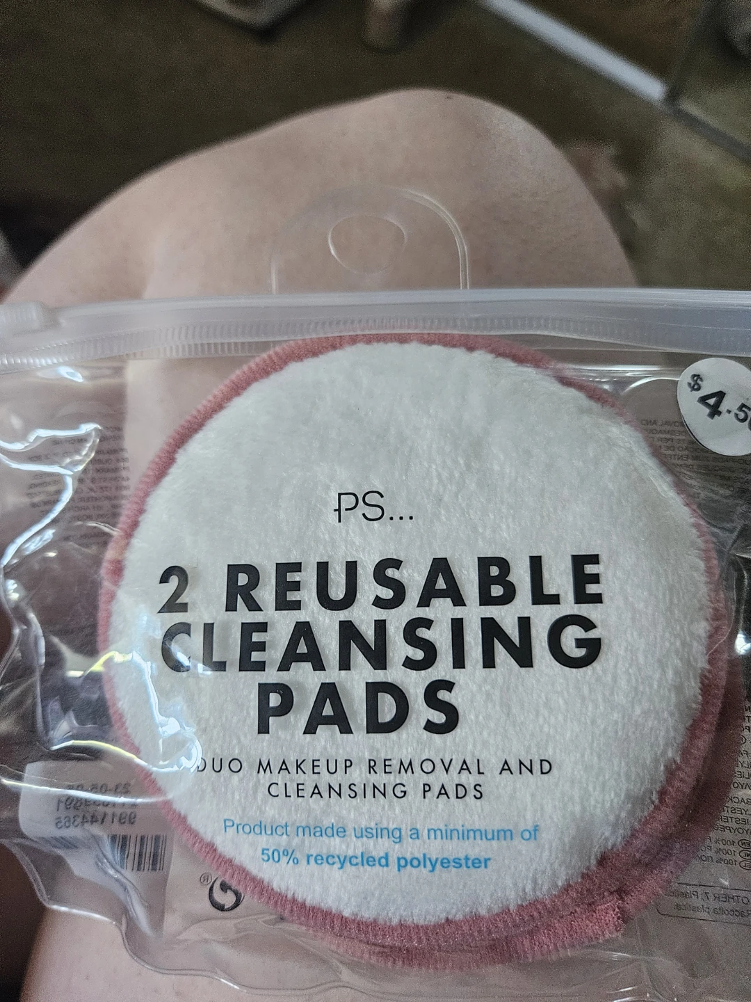 2 Piece Reusable Cleansing Pads
