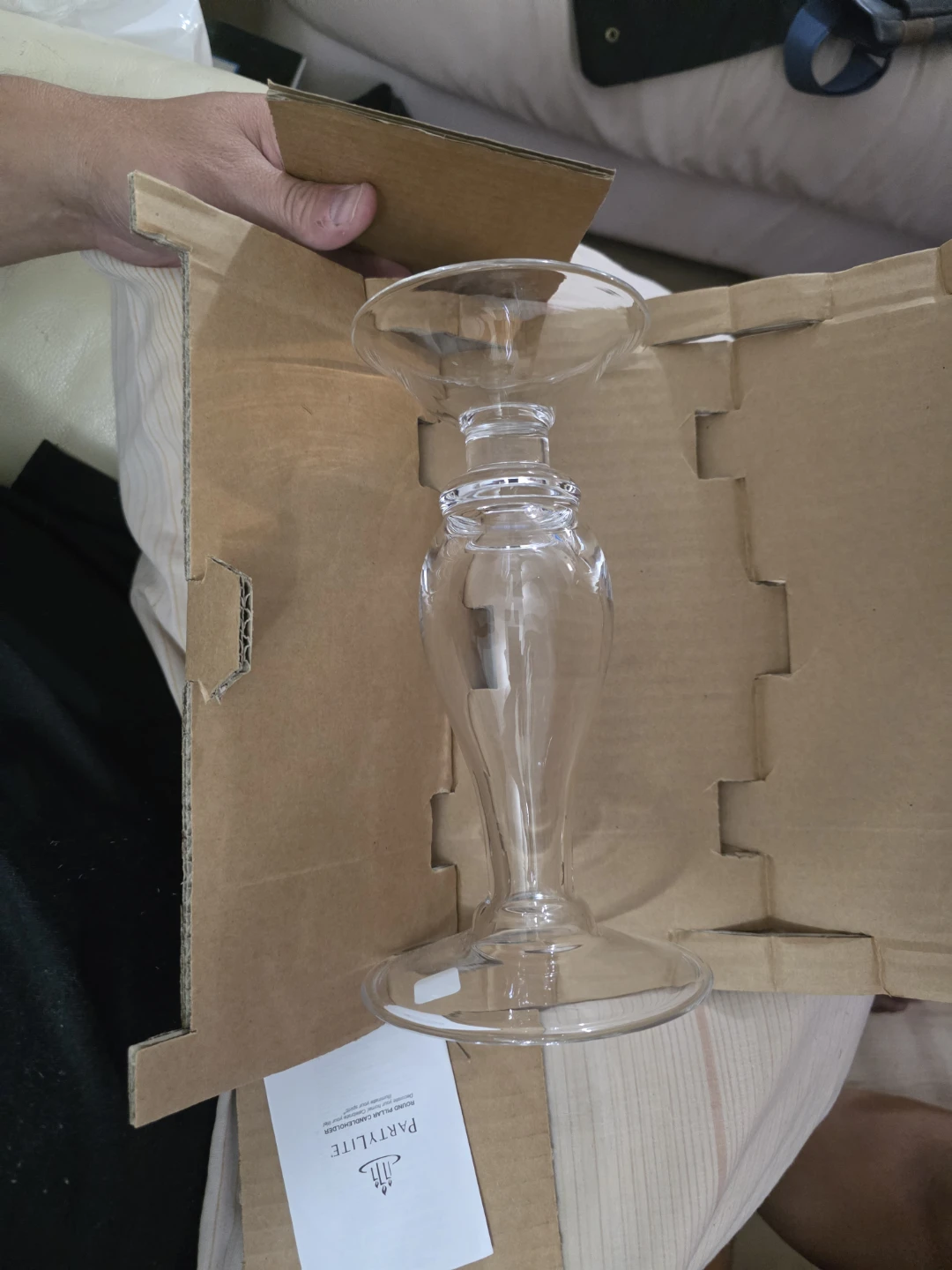 PartyLite Crystal Pillar Candle Holder - photo 3