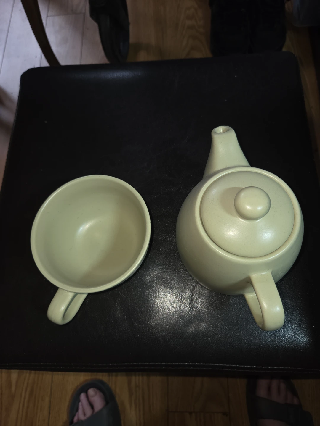 Light Green Teapot and Cup Set - photo 2