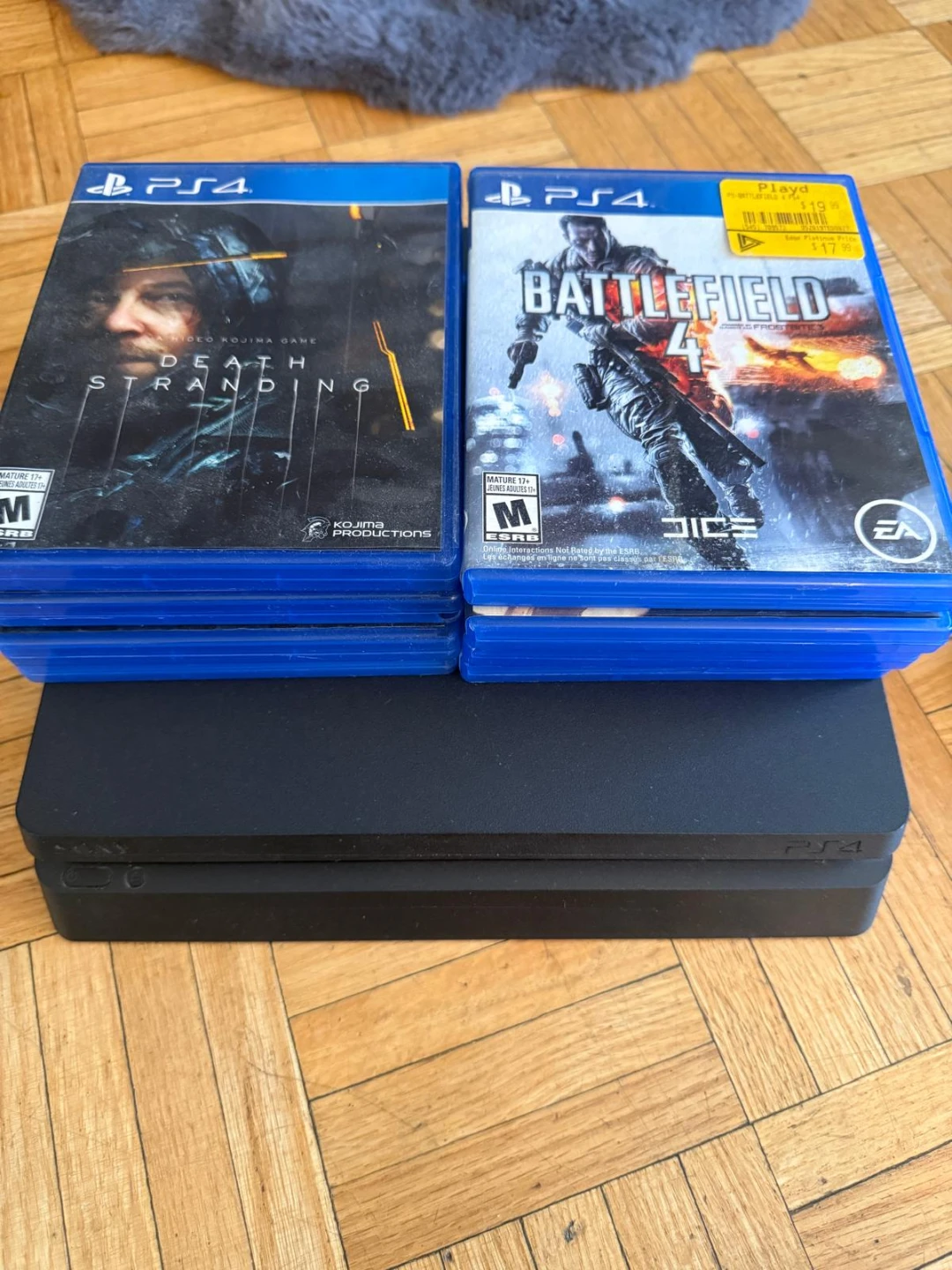 Sony PlayStation 4 Slim Console with Controller and Games - photo 3