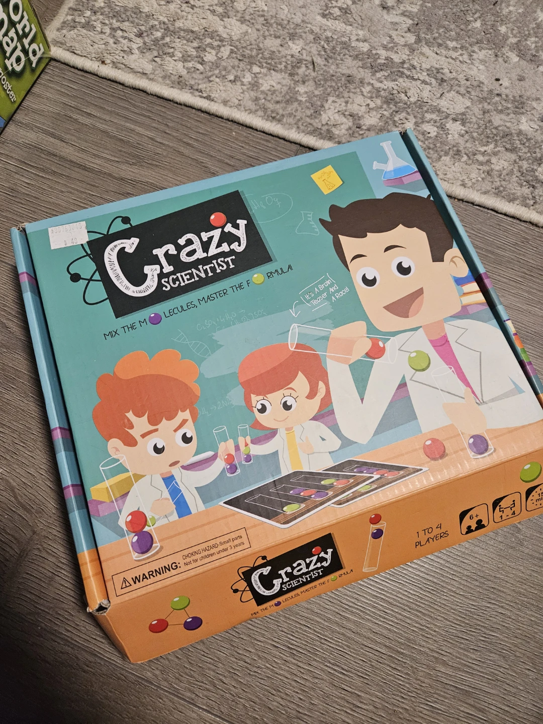 Crazy Scientist Molecule Matching Game