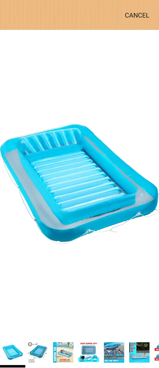 Hoovy Inflatable Suntan Tub