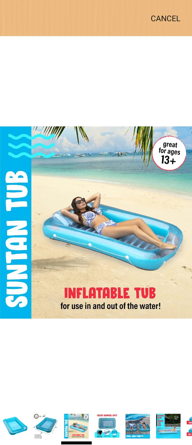 Hoovy Inflatable Suntan Tub - photo 3