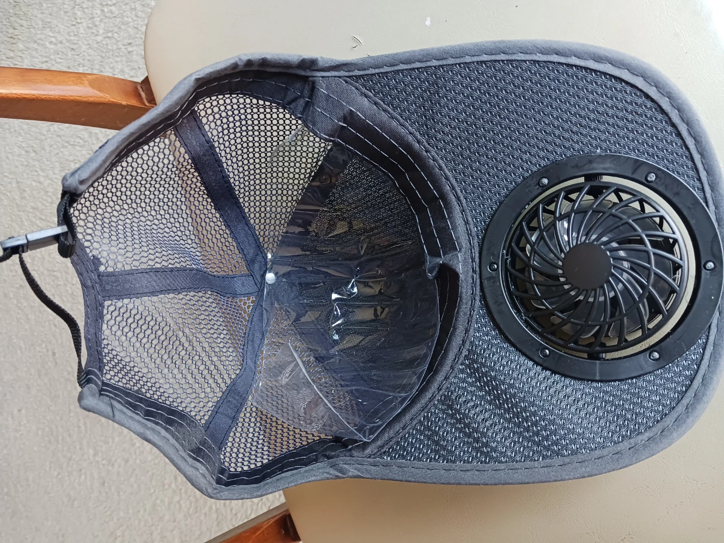 New Solar Powered + USB Charge Fan Baseball Cap - photo 4