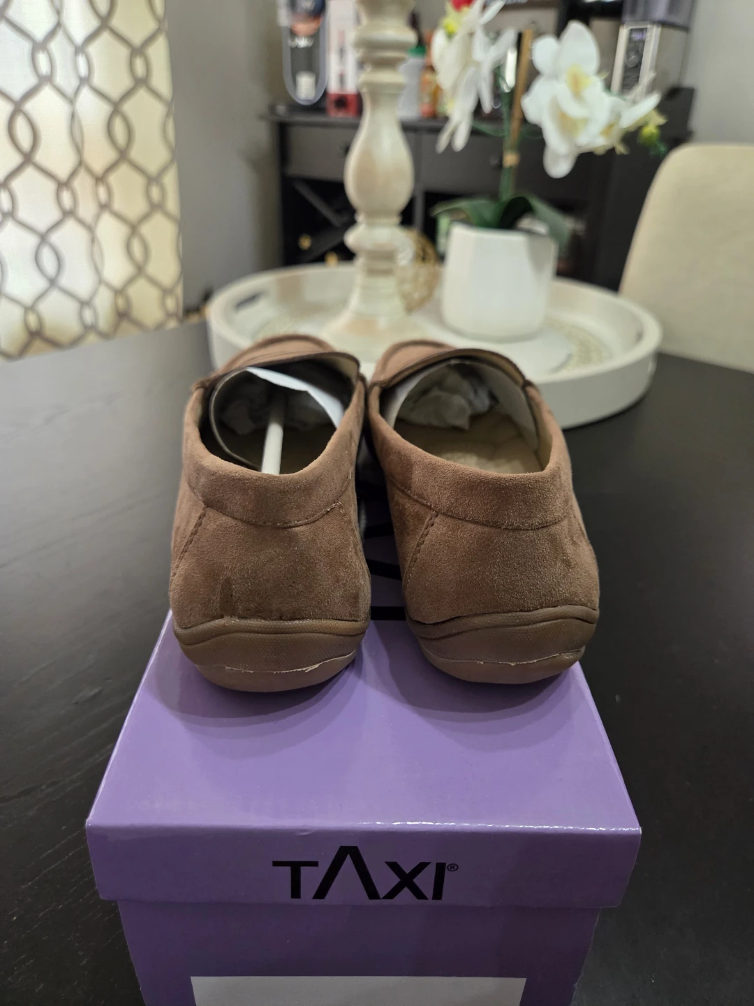 TAXI Women's Brown Suede Loafers Size 38 - photo 3
