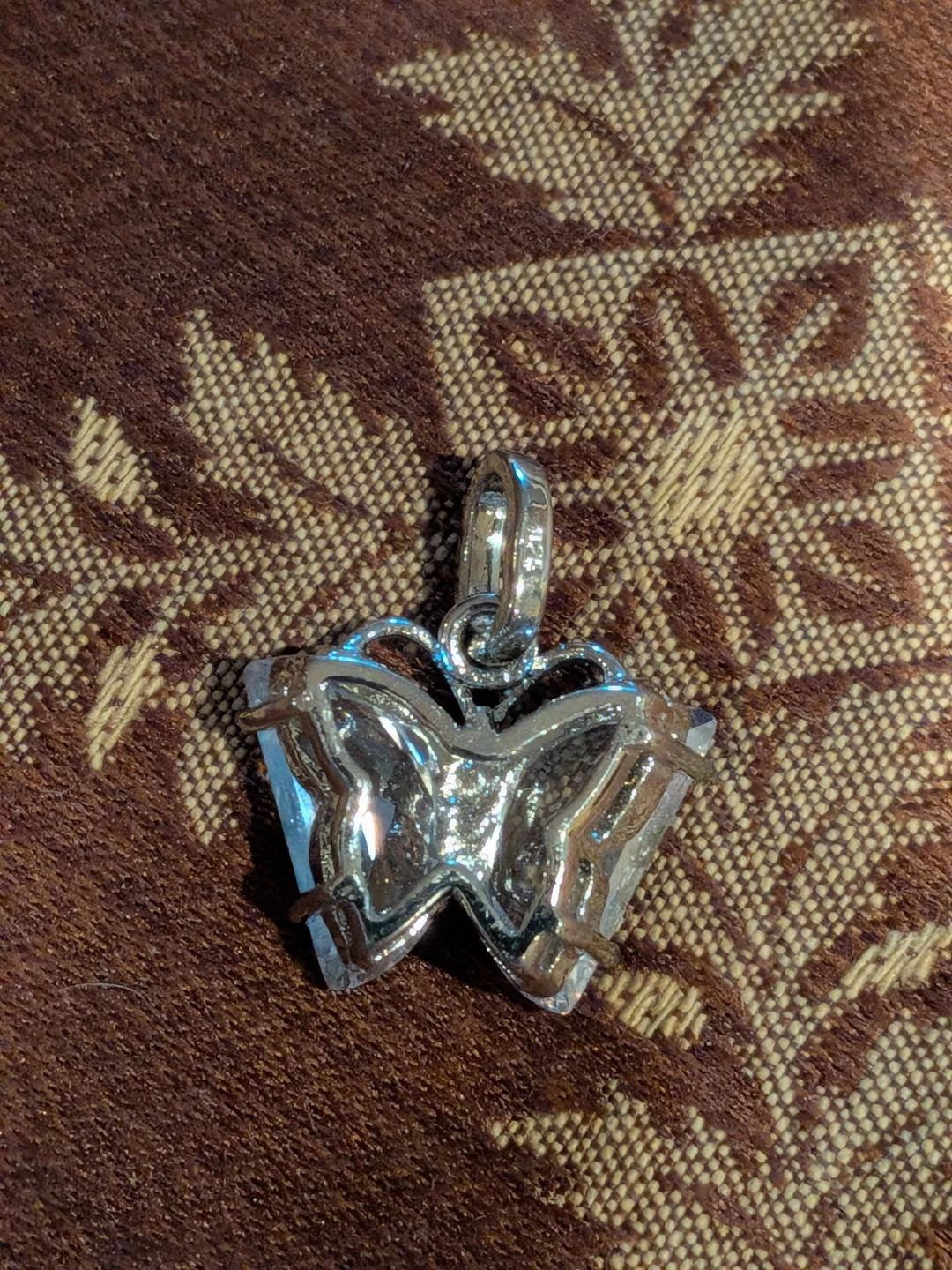 Sterling Silver Butterfly Pendant Charm - photo 3