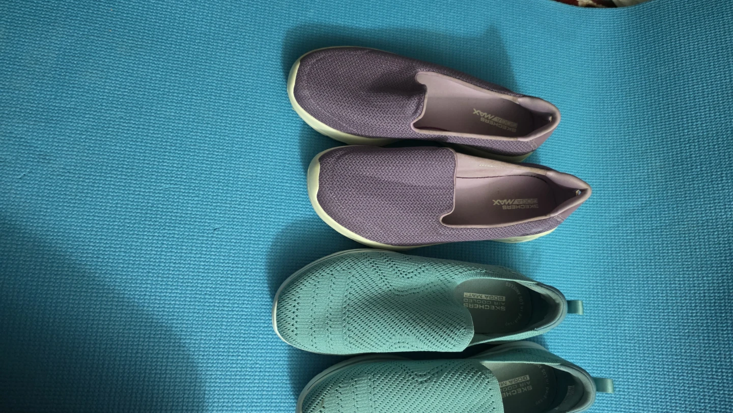 Skechers Go Walk Max Slip-On Shoes (Purple, Size 10) $45 each