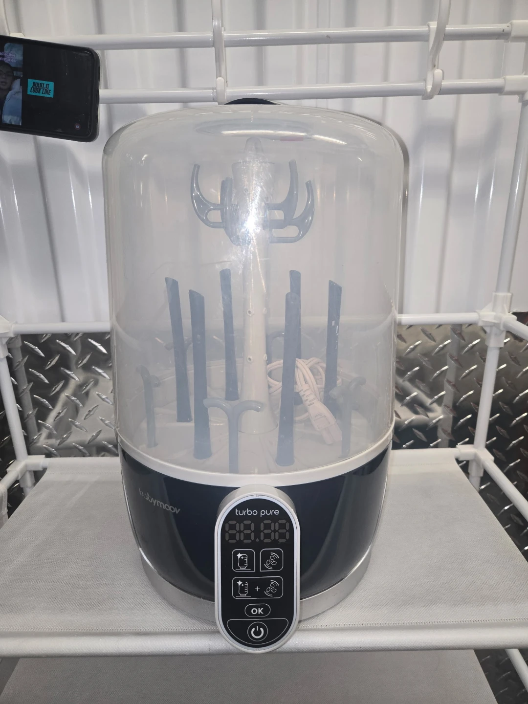 Babymoov Turbo Pure Electric Baby Bottle Sterilizer Dryer - photo 3