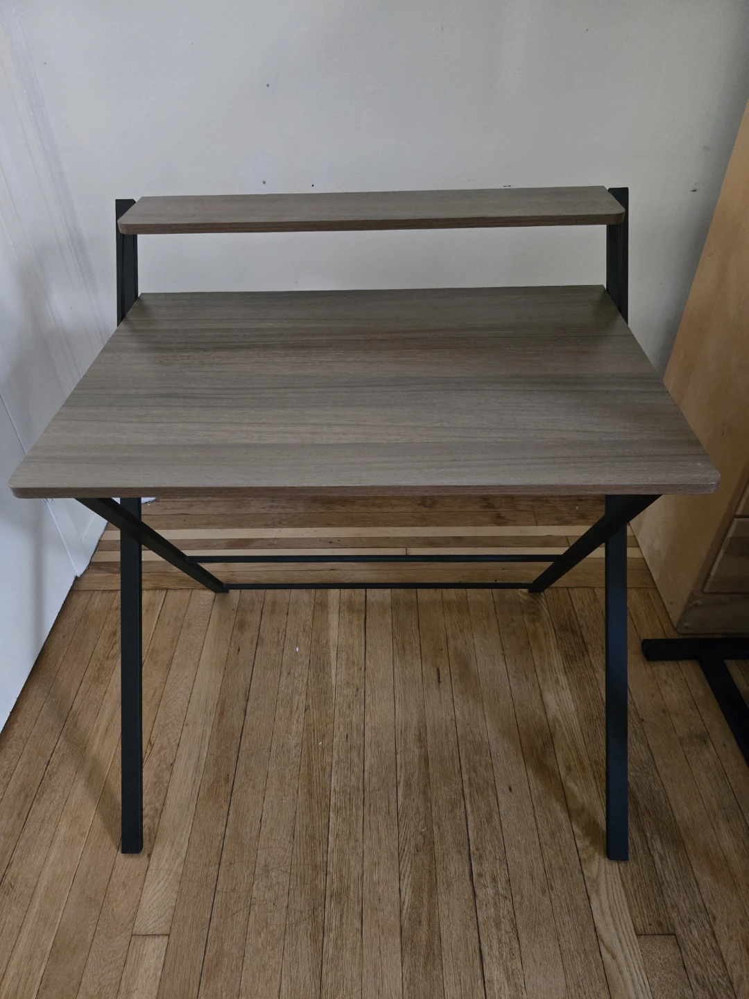 Folding Desk with Shelf