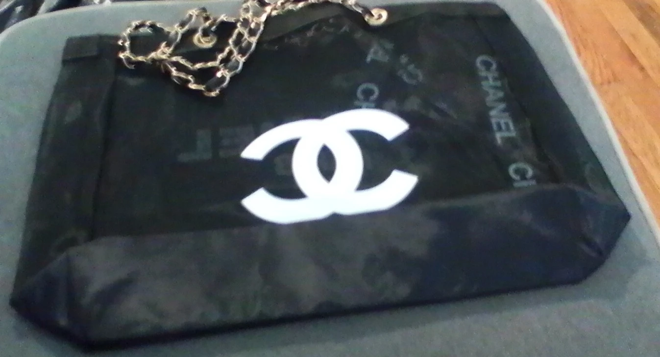 CHANEL Paris Black Tote Bag