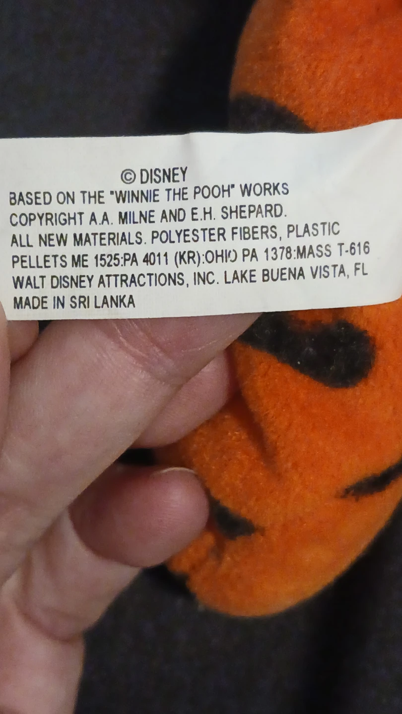 Vintage Disney Tigger Plush Toy - photo 3