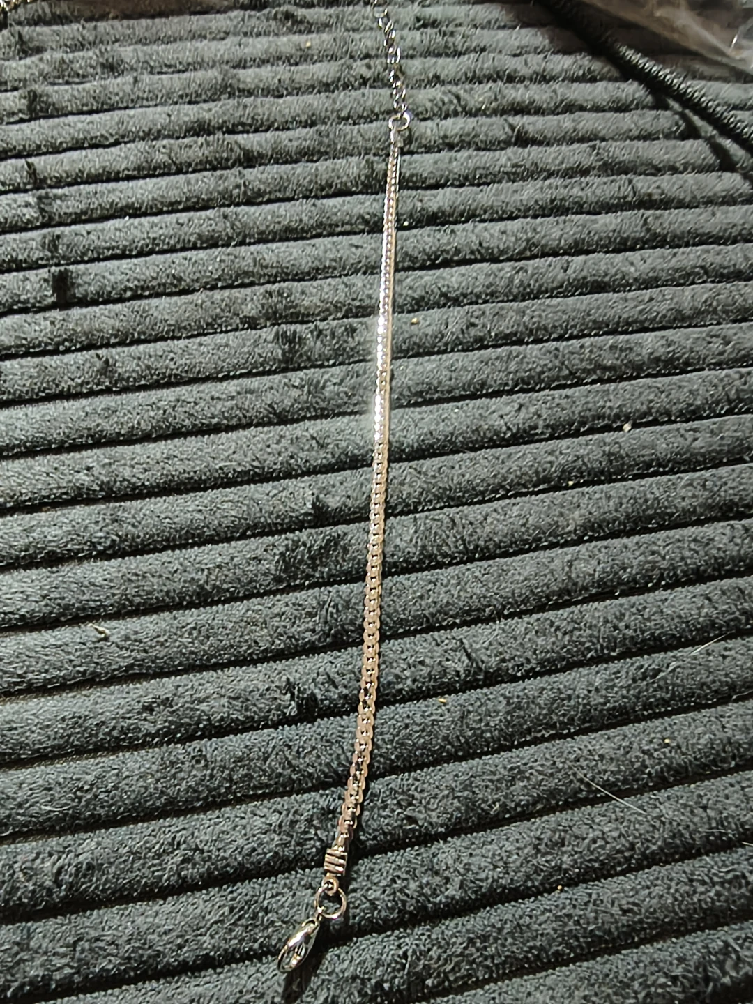 Silver-tone chain bracelet