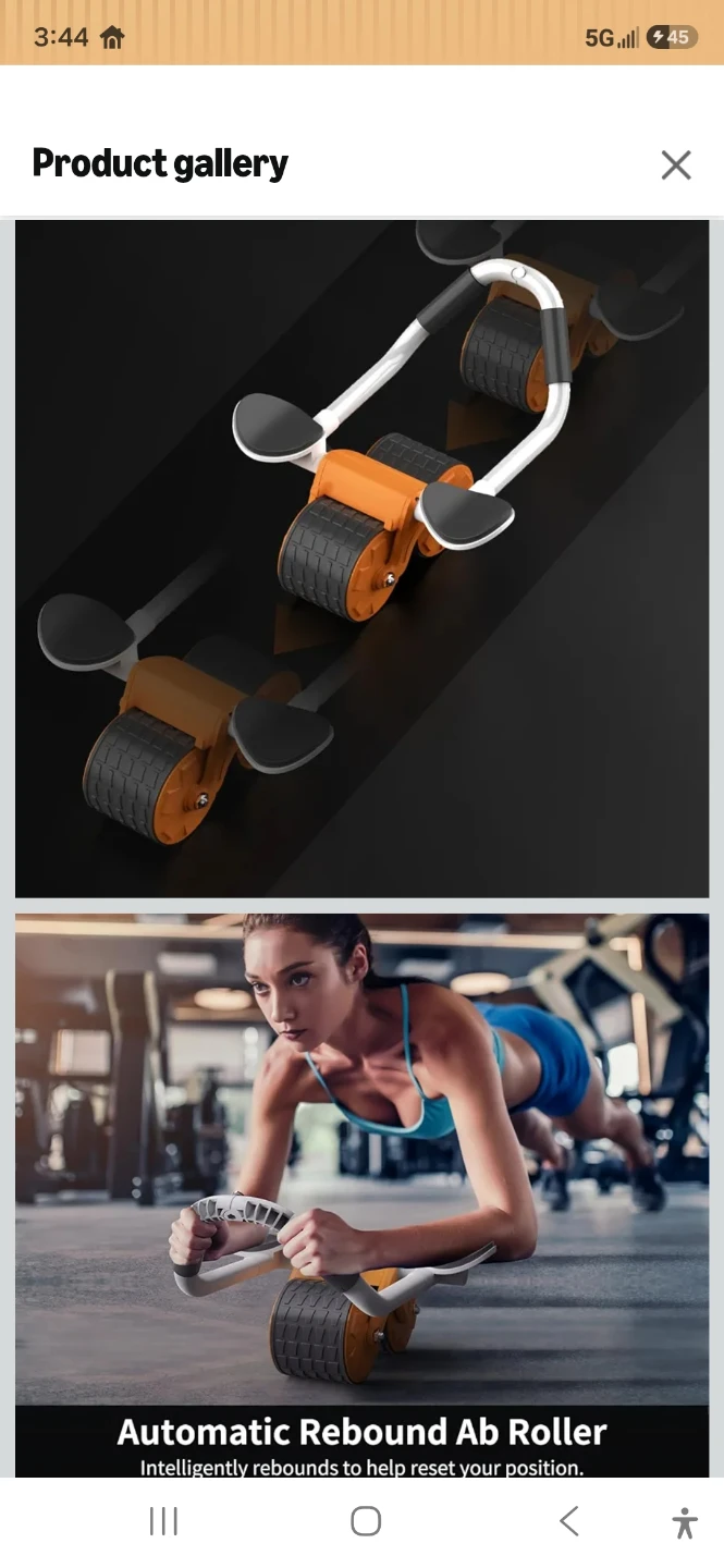 Automatic Rebound Ab Roller - photo 3
