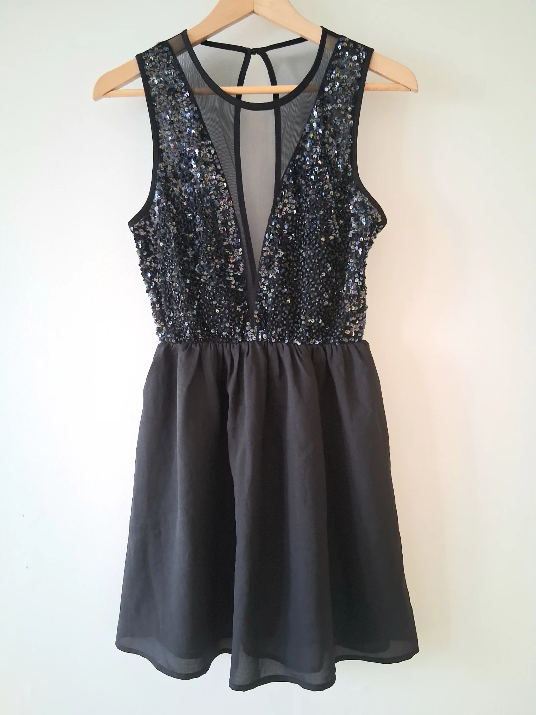 Sequin Open Back Dress, Women Sz S - photo 2