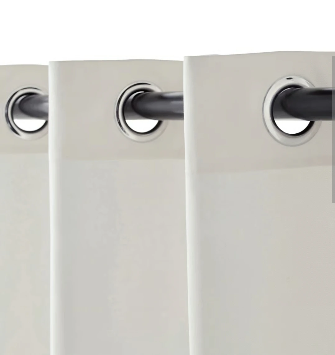 IKEA Merete White Grommet Curtains (2 Sets of 2) - photo 2