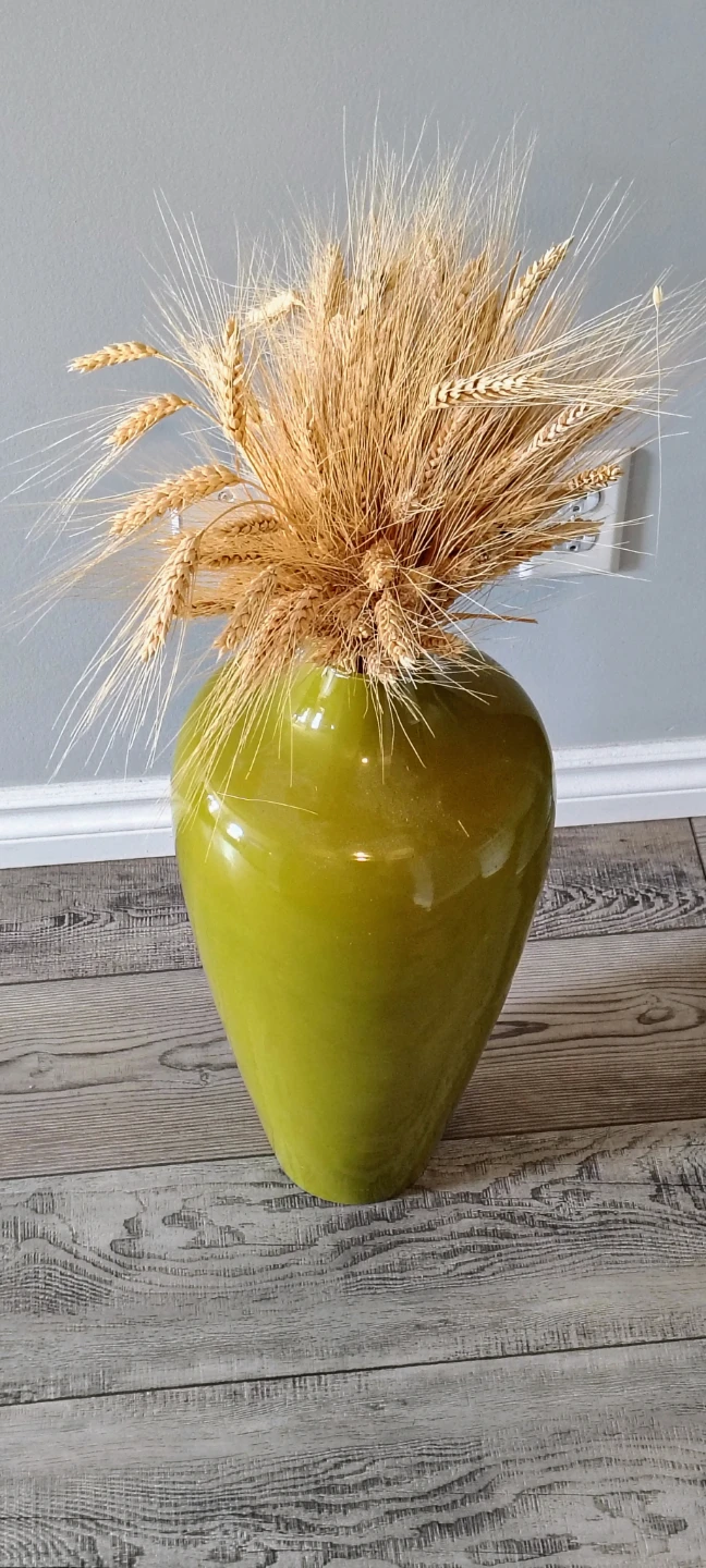 Almost New Wooden Statement Floor Vase – Beautiful Home Accent! - photo 3