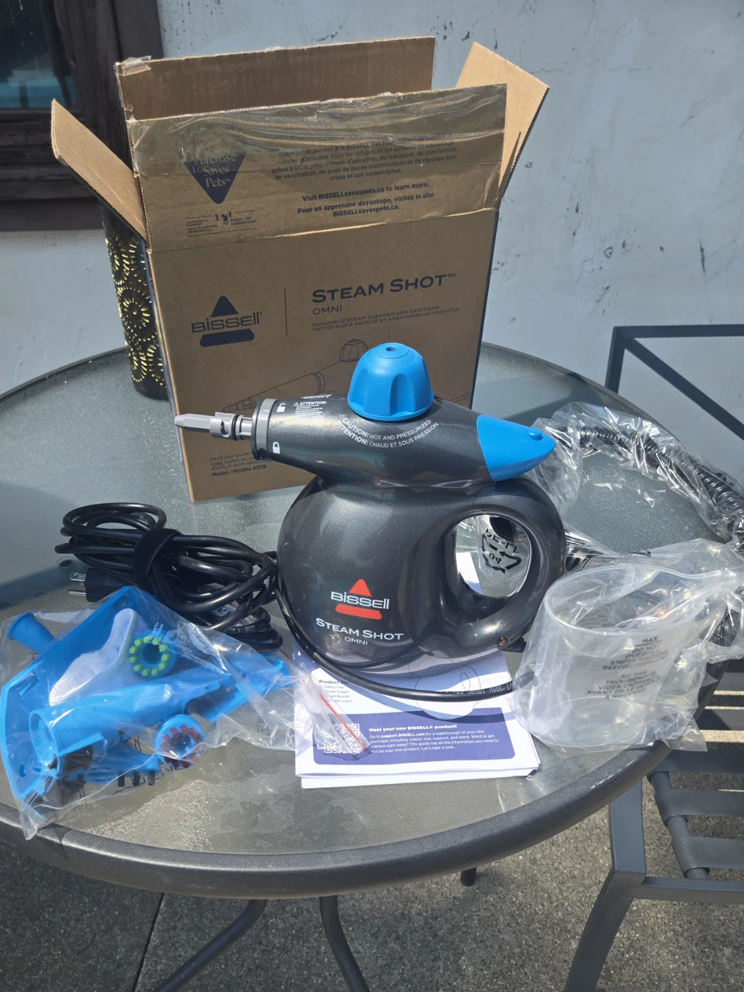 BISSELL Handheld Steam Shot OmniReach (Model 4171H).NIB.