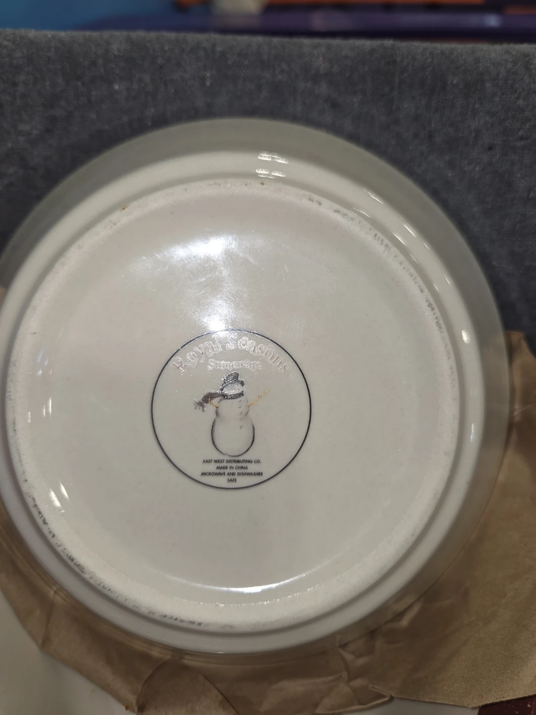 Royal Seasons Snowman Stoneware  Christmas set of 4 bowls - photo 2