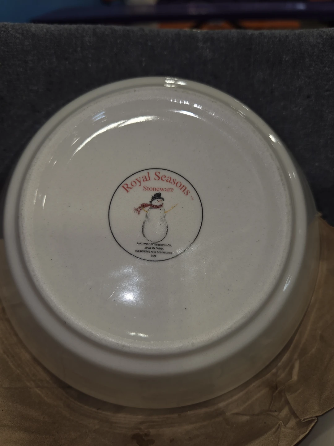 Royal Seasons Snowman Stoneware  Christmas set of 4 bowls - photo 3