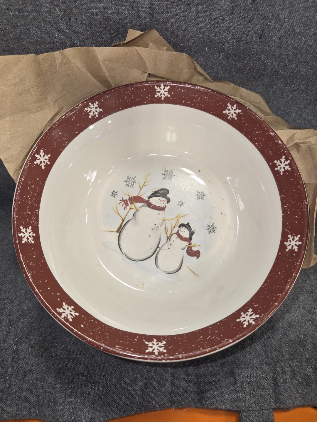 Royal Seasons Snowman Stoneware  Christmas set of 4 bowls - photo 5