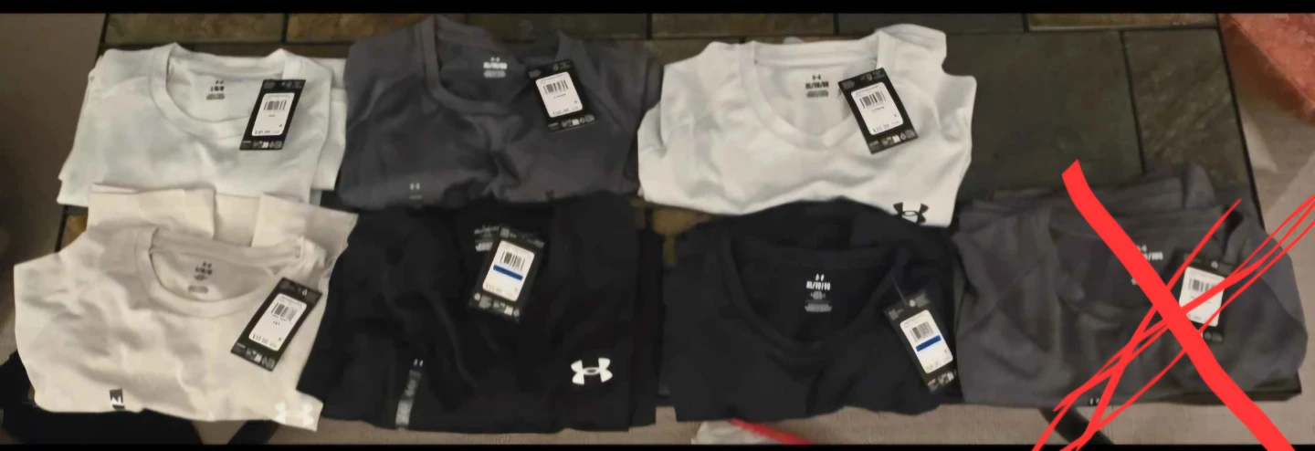 NWT Men's Under Armour TEES. XL, Large. $25 each.