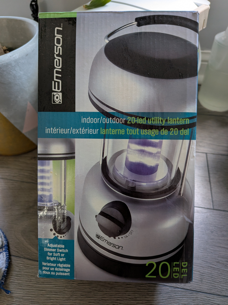 New w/ Box: 20-LED Indoor/Outdoor Utility Lantern