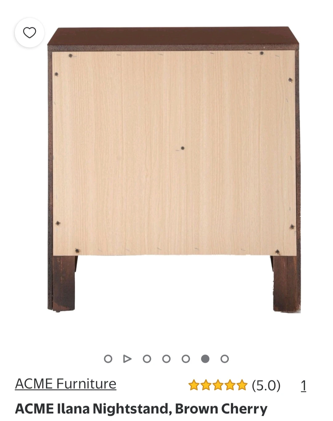 Nightstand Set - Brown Cherry - photo 5