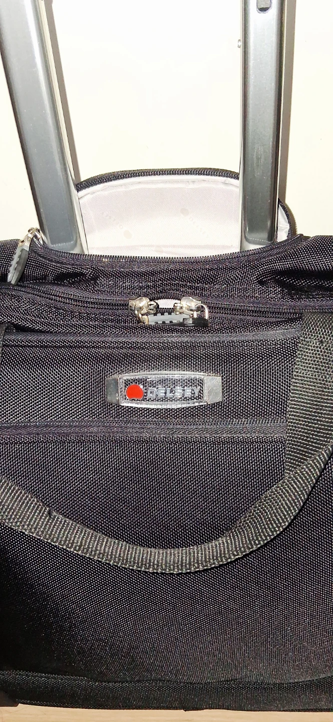 Delsey Black Wheeled Carry-On Luggage - photo 2