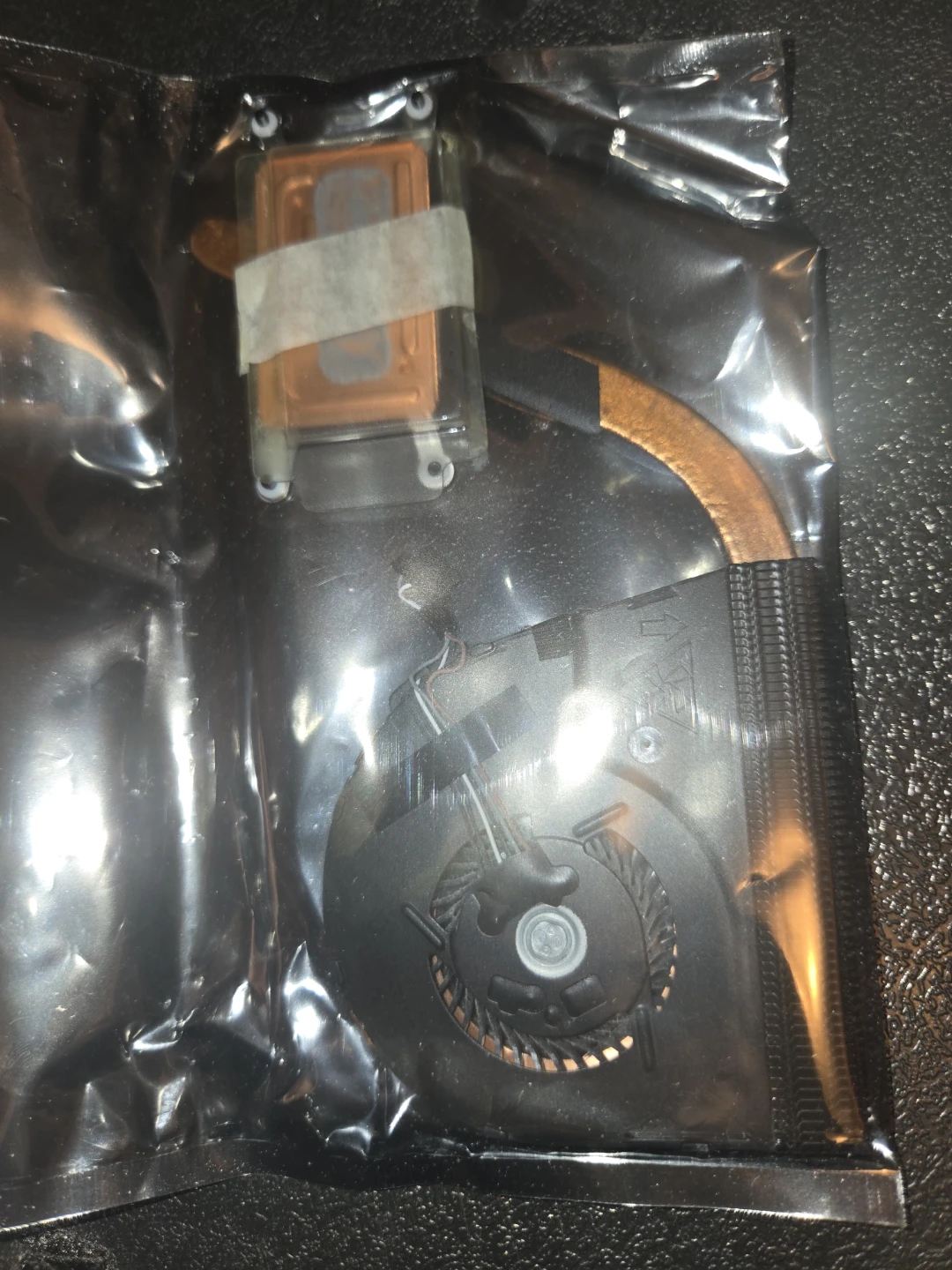 Laptop CPU Cooling Fan and Heatsink Assembly - photo 2