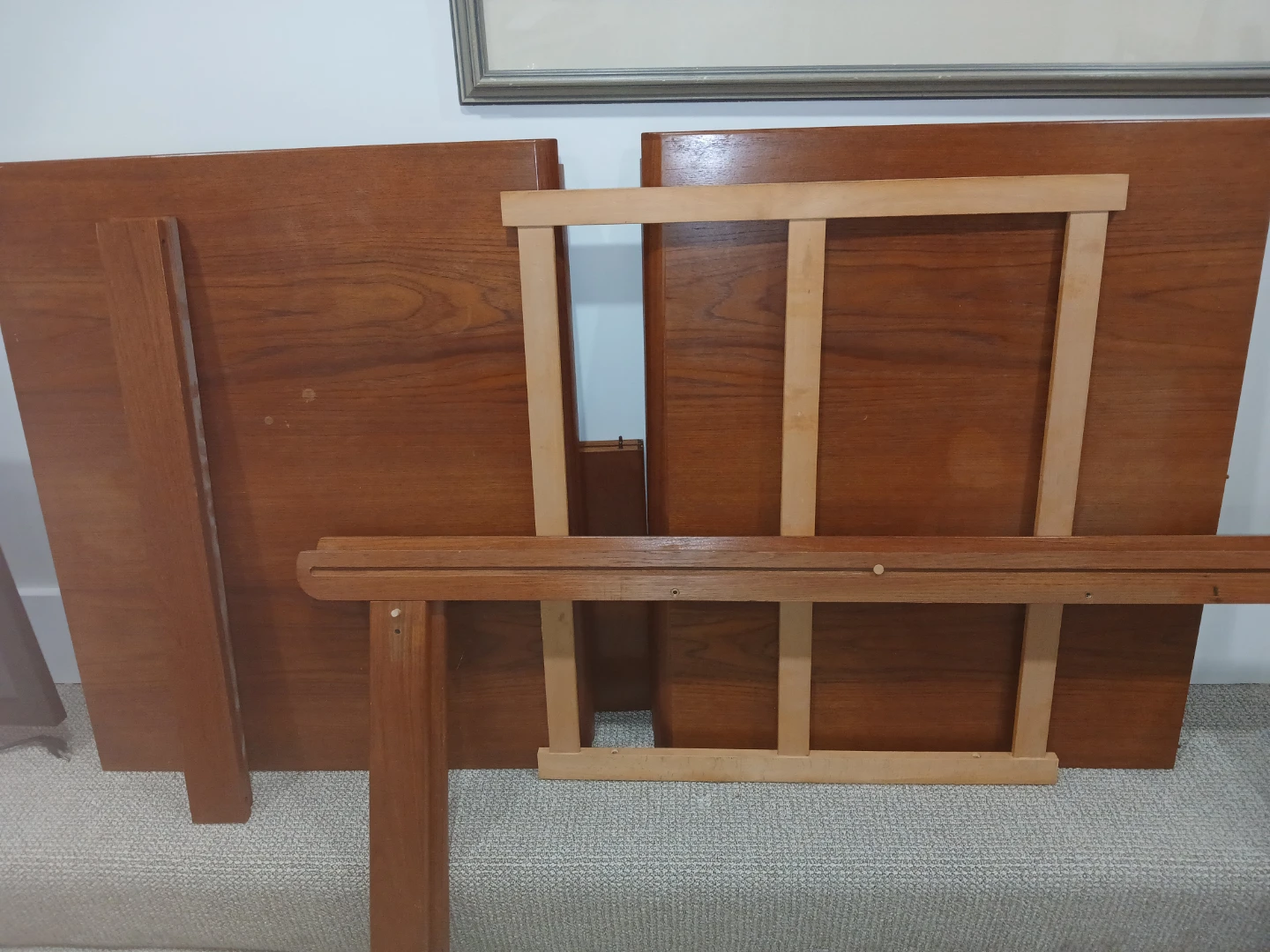 Set of 4 Mid-Century Modern Dining Chairs with TEAK TABLE - photo 4