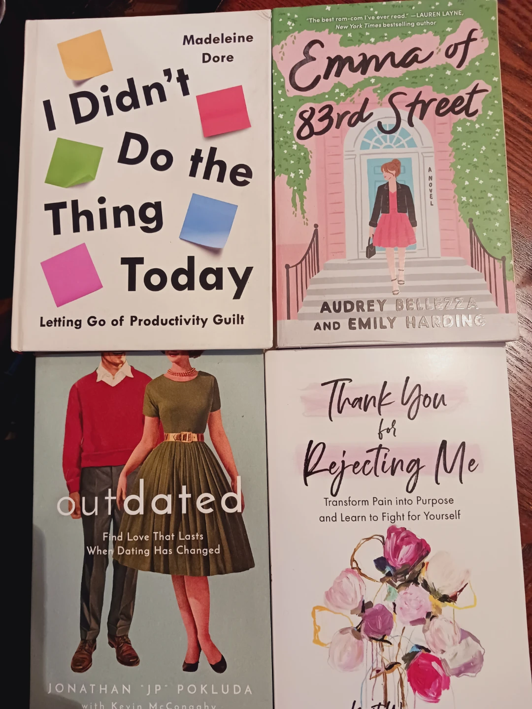 $5 EACH ! 4 ×Books: "Outdated", "Thank you for Rejecting me.... - photo 2