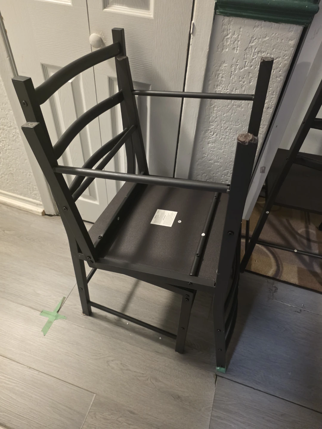 Set of 4 Black Dining Chairs