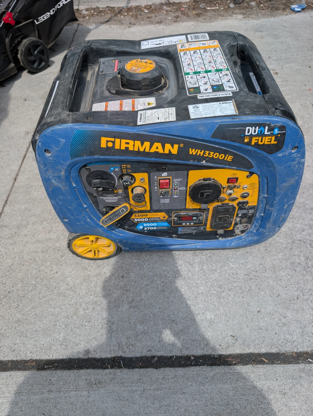 Firman Duel Fuel Generator
