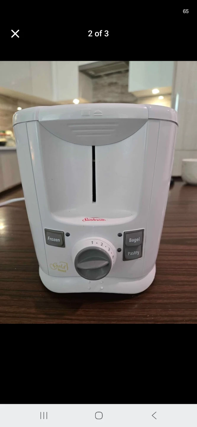 Sunbeam White 2-Slice Toaster - photo 2