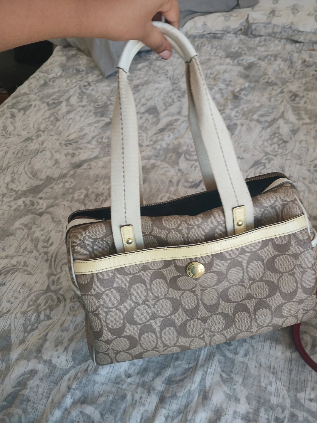 Coach Signature Canvas Satchel Bag - photo 2