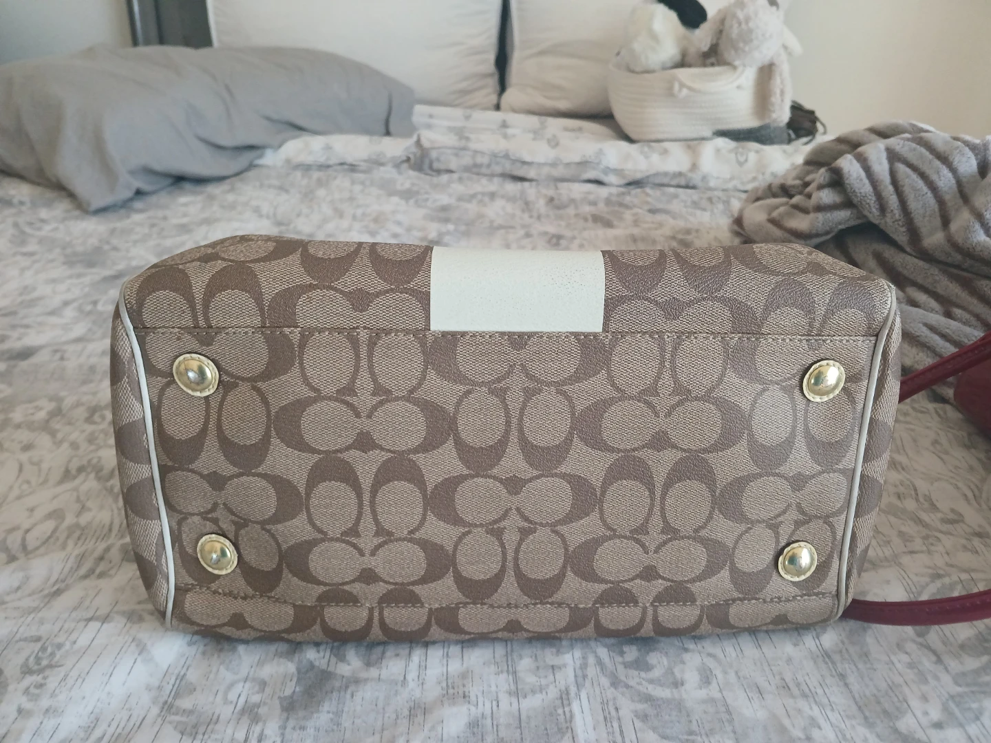 Coach Signature Canvas Satchel Bag - photo 4