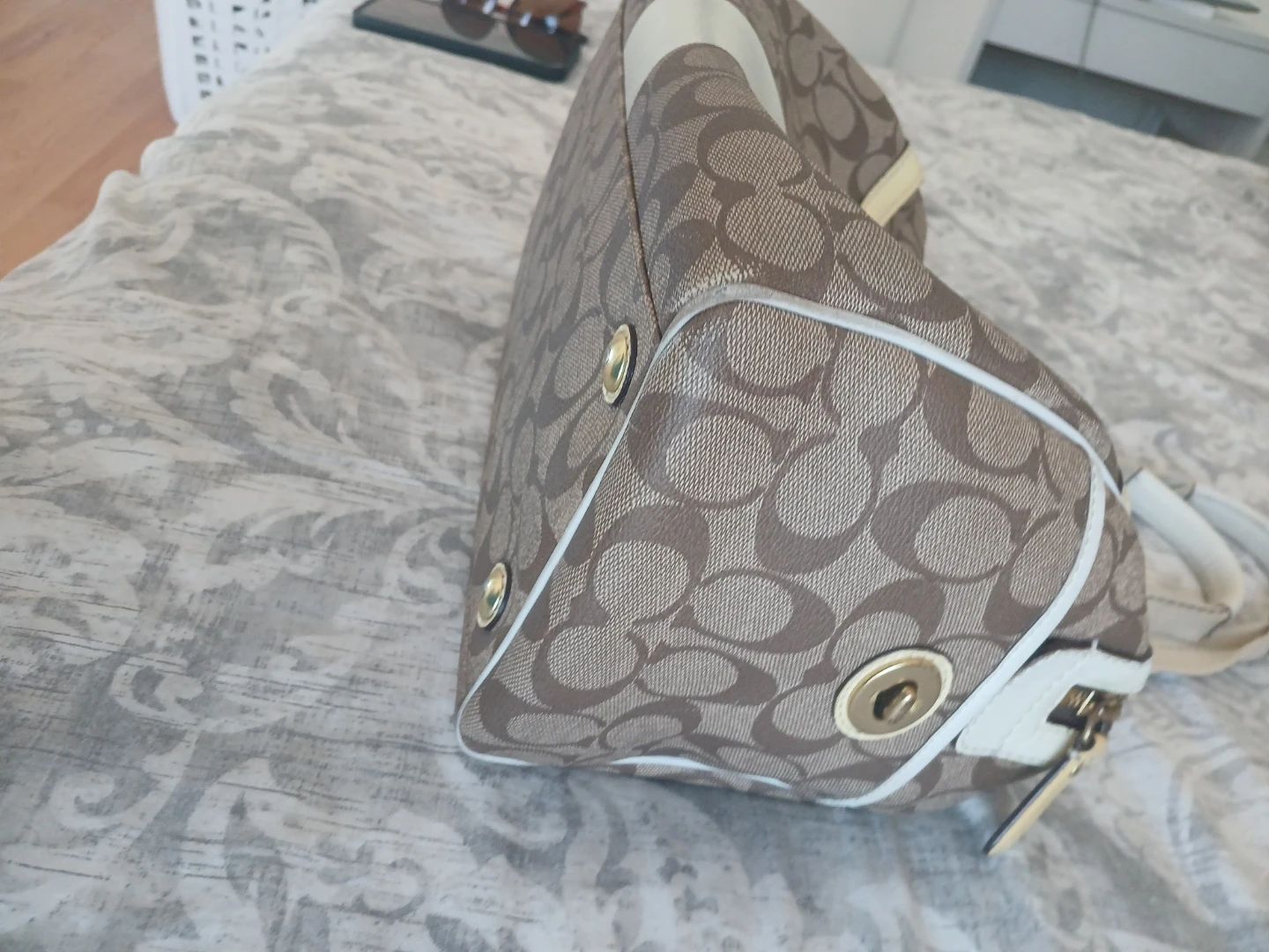 Coach Signature Canvas Satchel Bag - photo 5