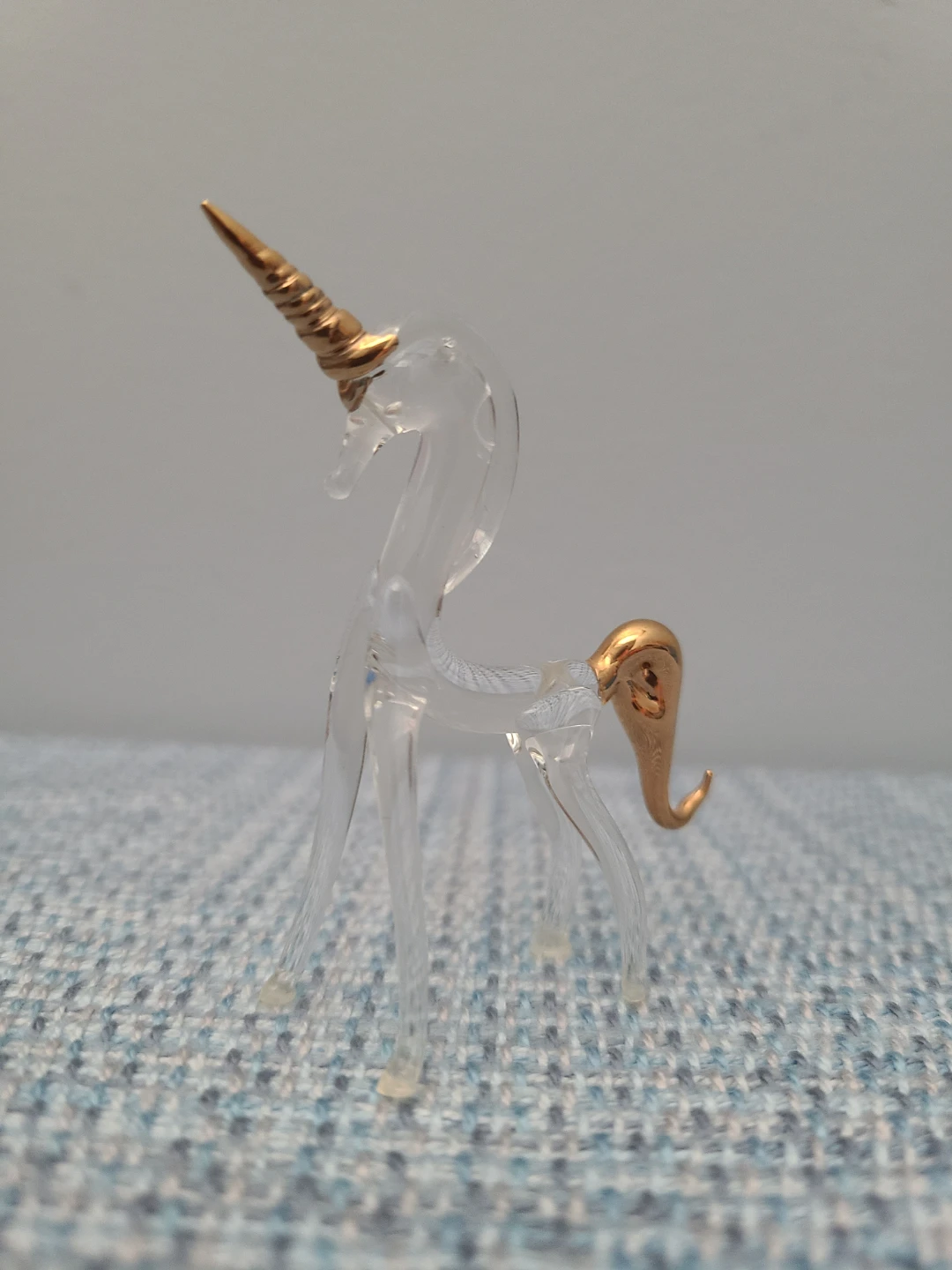 Glass Unicorn Figurine