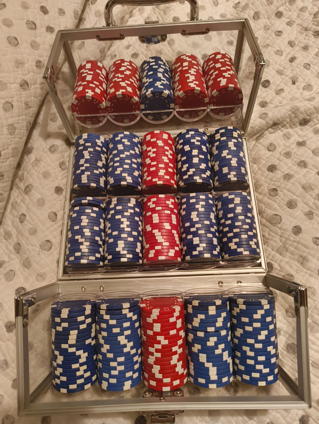 Poker Chip Set with Case