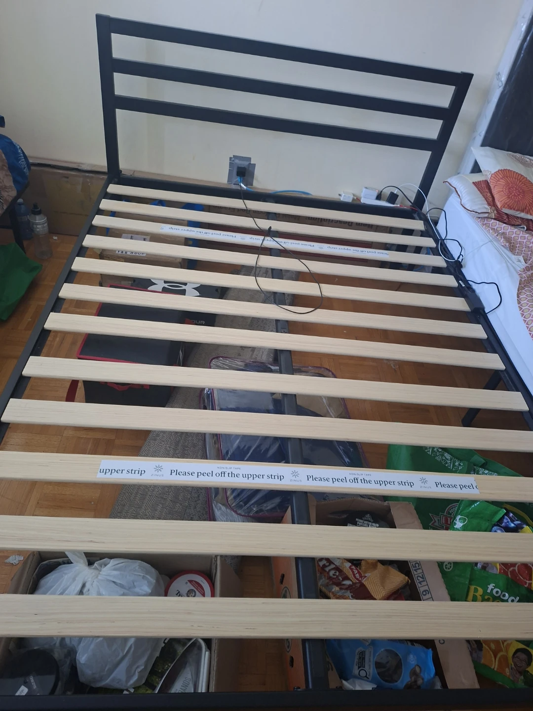 Twin Size Metal Bed Frame (Mint Condition) – $100 - photo 2