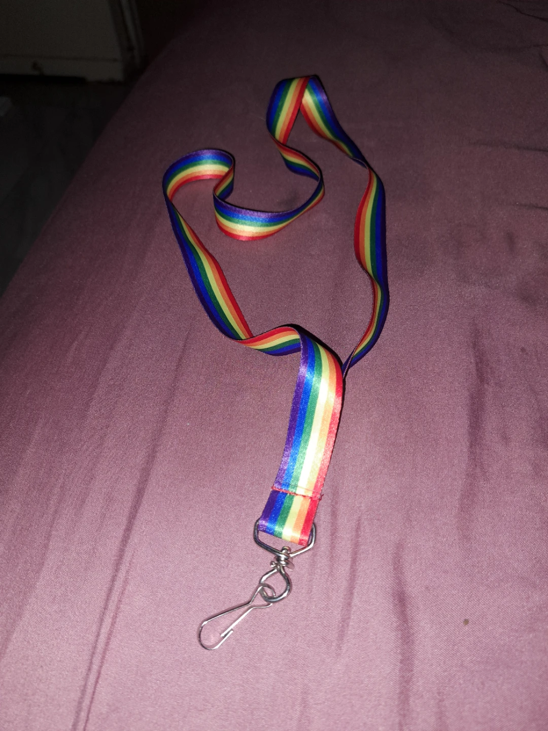 NEW Rainbow Lanyard for ID / Badge / Phone / Keys