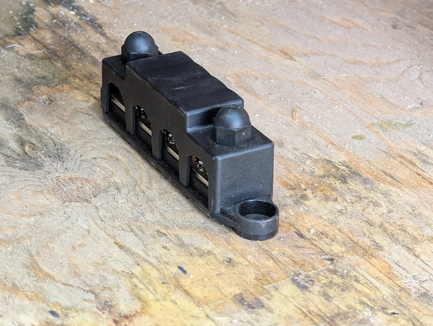 Black Electrical Terminal Block - photo 3