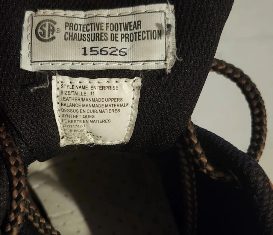 Workload Enterprise CSA Safety Shoes Steel Toe Work Shoes - photo 4