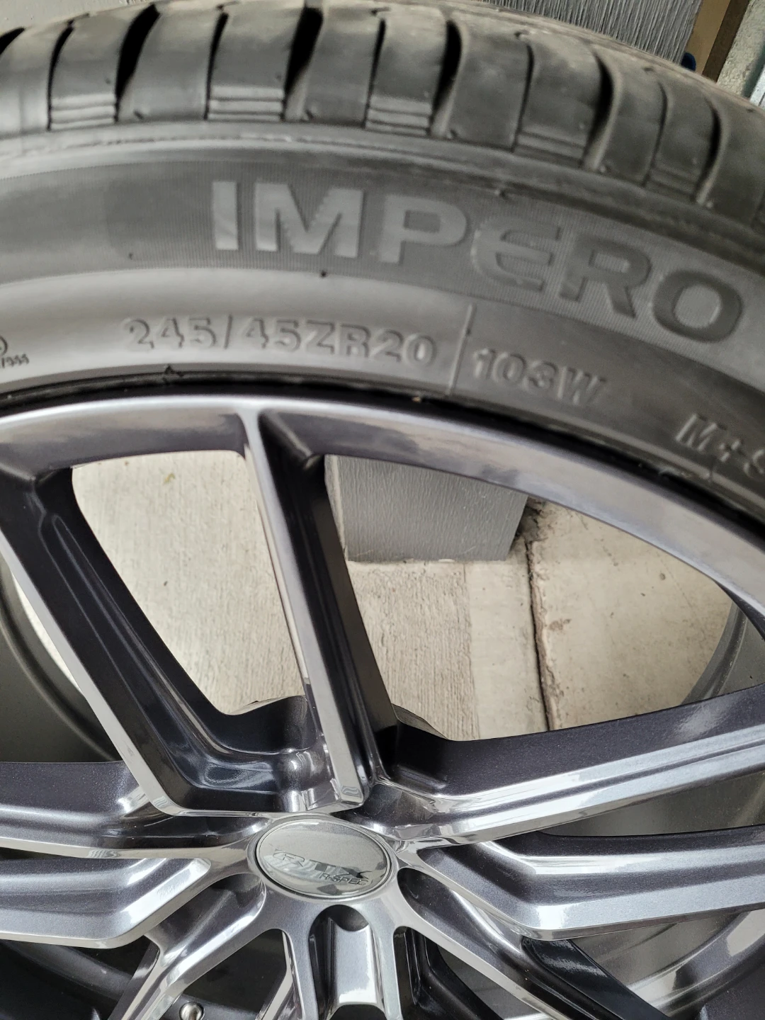 Set of 4 Zeta Impero 245/45ZR20 Tire with RTX Wheel - photo 2