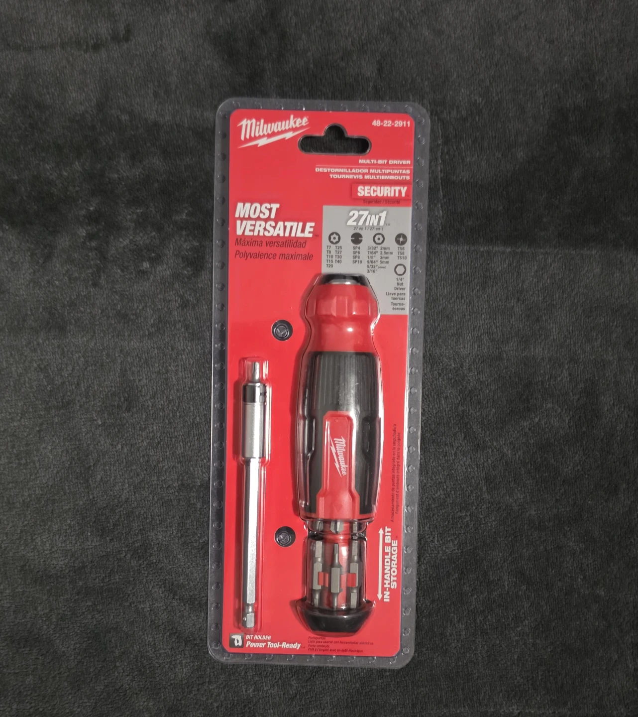 Milwaukee 27-in-1 Multi-Bit Driver with Security Bits