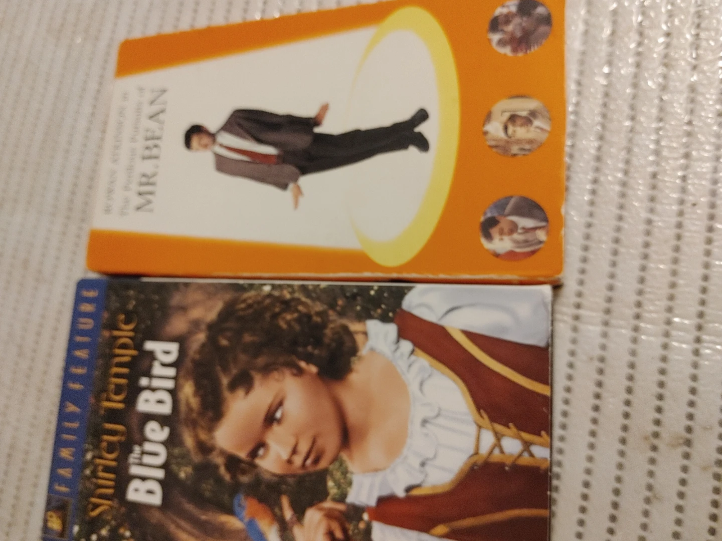 Shirley Temple Blue Bird & Mr. Bean VHS Tapes