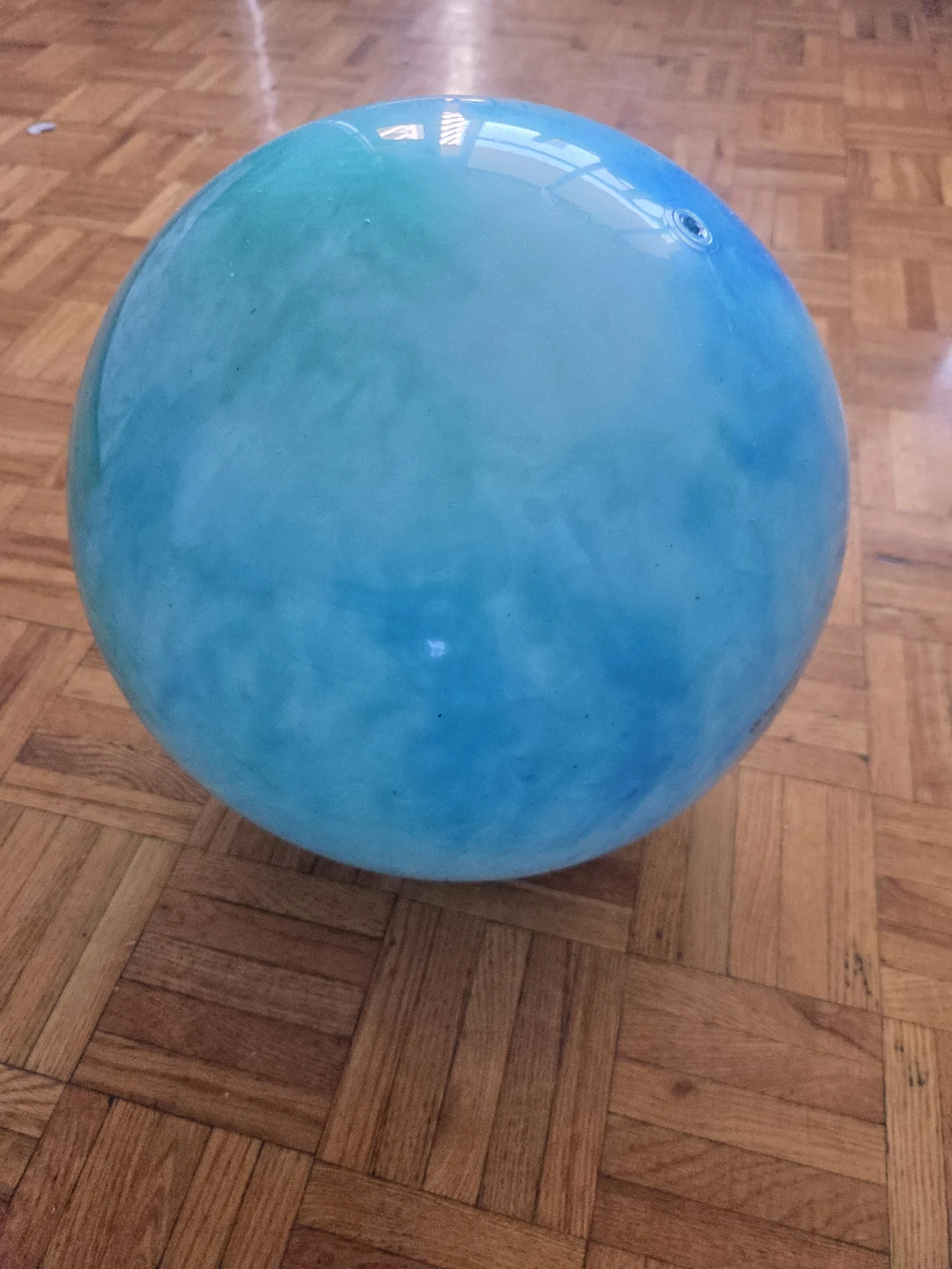 Playing ball for toddler